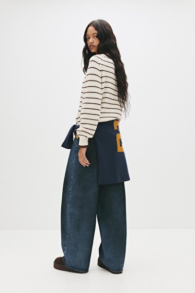 Pull & Bear Fitilli örgü kazak