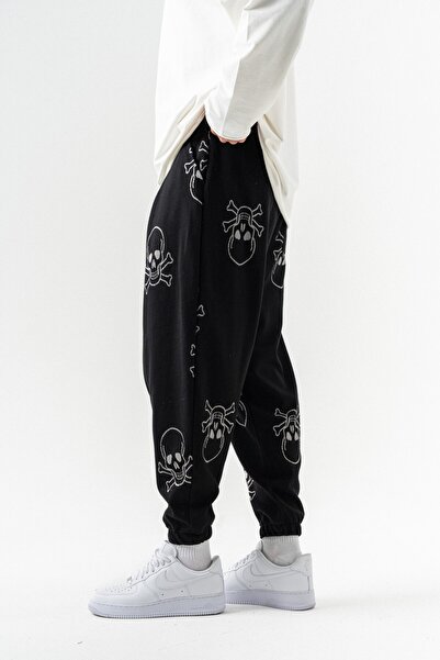 go gang own Kento Bel ve Paça Lastikli Pileli Şalvar