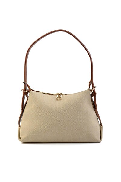Bambi Bej Taba Kadın Omuz Çantası C06569000218