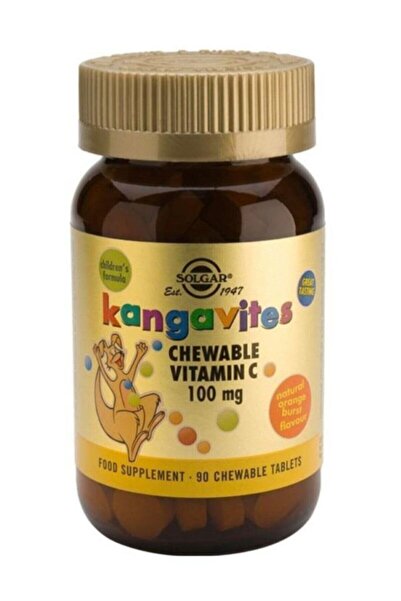 Solgar Kangavites Chewable Vitamin C 100 Mg 90 Tablets