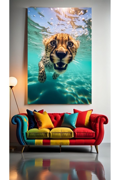 özkacar SUB ACVATICA DALAN LEOPARD Acasă Perete Salon Salon de înfrumusețare ...