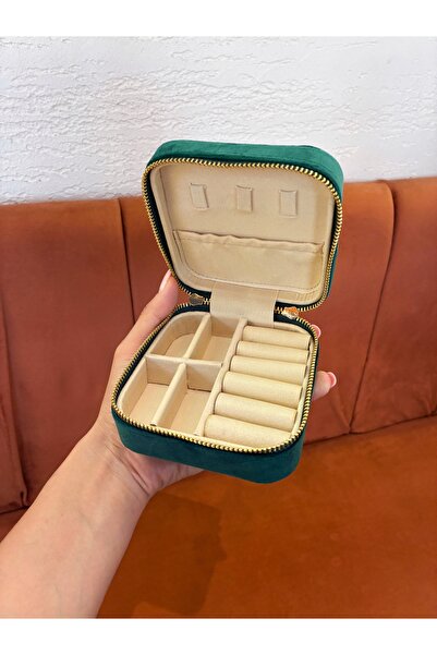 Miltonia Velvet Green Jewelry Box