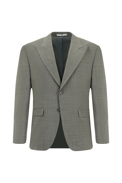 Kiğılı Regular Fit Woolen Plain Suit