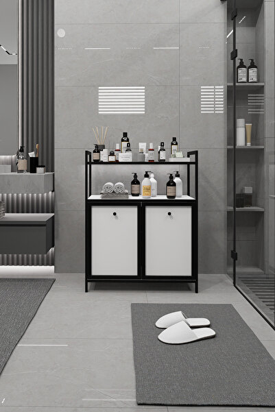 Mudesa Metal Ahşap Mutfak Dolabı Rafı Düzenleyici Bango Standı Kahve Köşesi