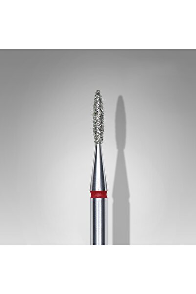 STALEKS Elmas Manikür Freze Ucu Kör Uçlu Ateş Model Kırmızı 016 FA10R016-8