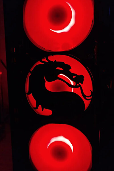 Genç 3D Mortal Kombat 120mm Fan Kapağı | Bilgisayar Kasası Toz Koruma ve Şık ...