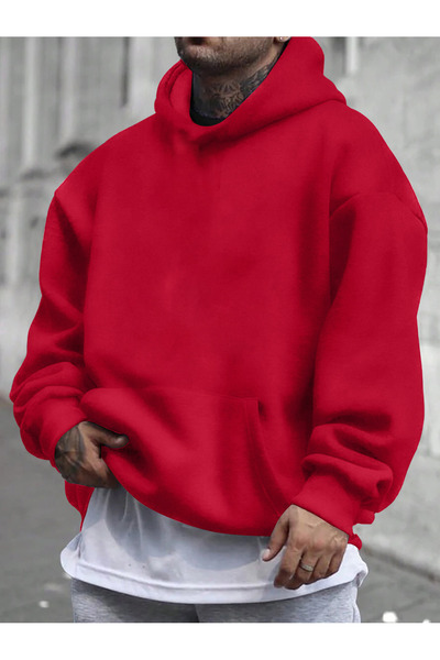 uyguntarz Unisex Pew Pew Caricature Printed Design Oversize Sweatshirt