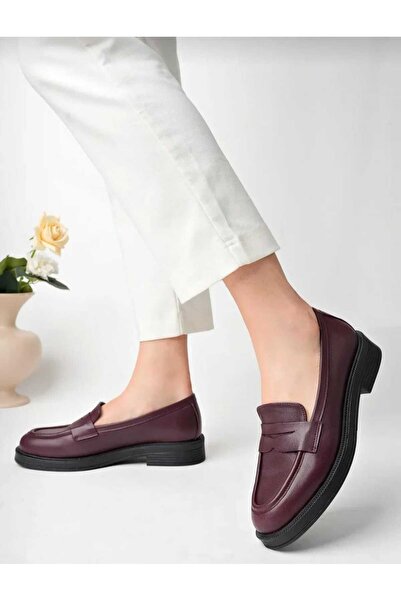 İDOL SHOES HAKİKİ DERİ KADIN LOAFER AYAKKABI