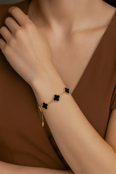 The Collection Non-Tarnish Gold Steel Bracelet