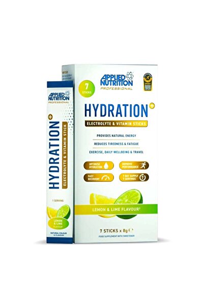 applied nutrition Hydration+ Electrolyte & Vitamin Sticks, Lemon Lime, 7 Packs