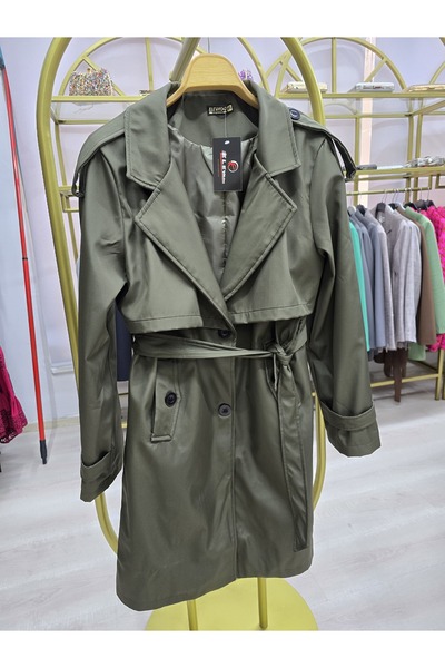 Omka Moda Battal Beden Trençkot