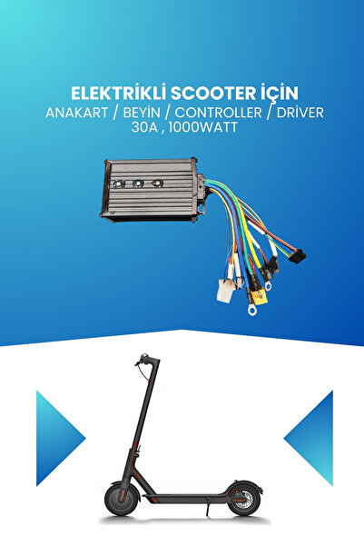 ELECTROLL Elektrikli Scooter İçin Anakart / Beyin / Controller / Driver 30A ,...