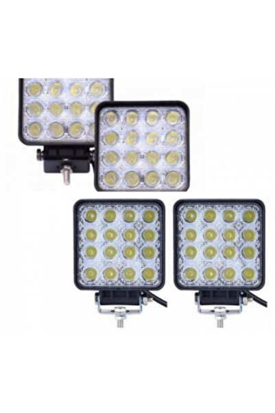 Sale4u Set 4 x Proiector 16 LED 48W auto OFF-ROAD, IP67
