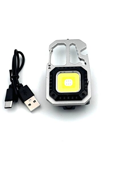 abnturk Şarjlı Anahtarlık Işığı – Mini LED Fener