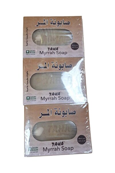 TAHA صابون المر - مكونات طبيعية نقية - 6 قطع