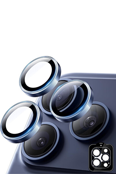 Evax (Safir) iPhone 17 Pro Max / 17 Pro Uyumlu Kolay Kutulum Aparatlı Kamera ...