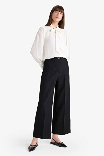 DeFacto Women's Canvas Pants E7242Ax/Bk81 Black