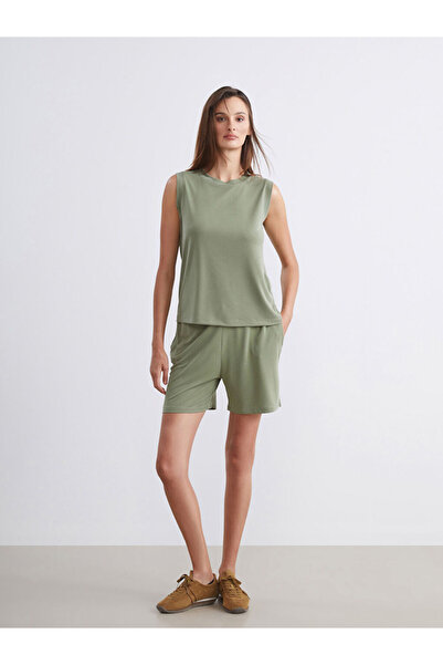 LC Waikiki I Beli Women's Shorts with Drawstring from Freezen Store