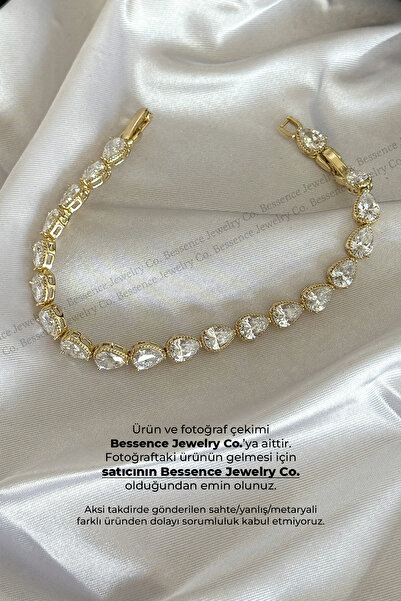 Bessence Jewelry Co Xuping Elmas Model Zirkon Taşlı Çelik Bileklik – VIP, 17+2CM AYARLANABİLİR