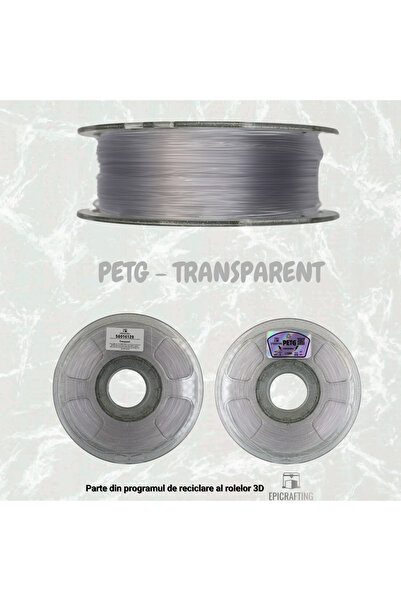 Epic Crafting Filament 3D PETG - TRANSPARENT 1KG