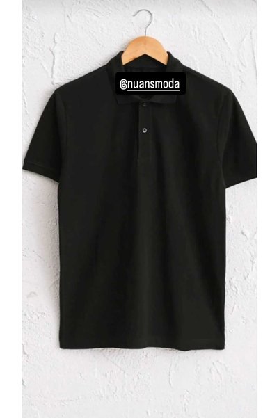 NÜANS MODA polo collar school t-shirt