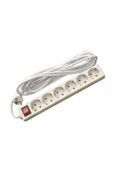 Poro Online Prelungitor de alimentare cu 6 prize, lungime 5 metri