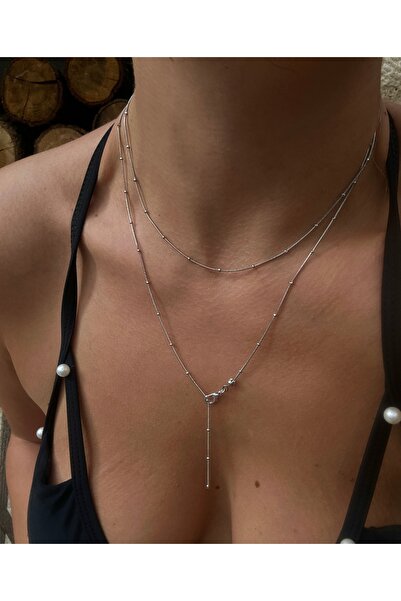 pop up store Topcuk Chain Double Steel Necklace Set