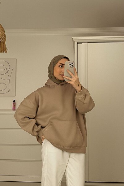 BENROMA 3-нишка джърси унисекс суитшърт с качулка