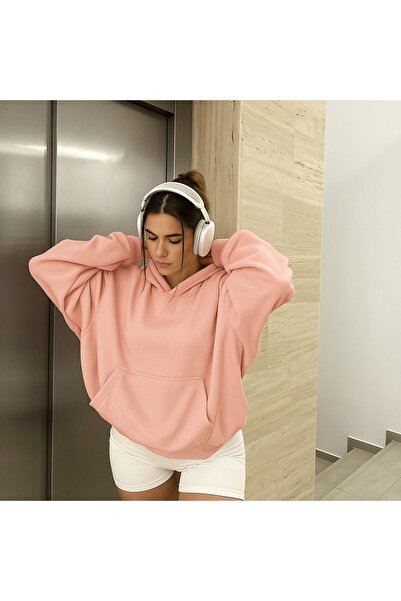 BENROMA Hanorac unisex din bumbac pieptănat cu 3 fire