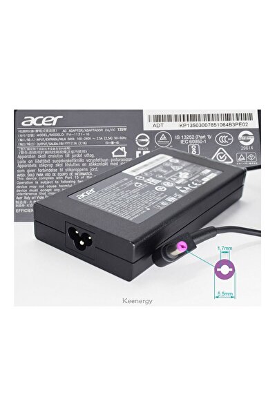 CSF شاحن ACER 19 فولت 7.1 أمبير 135 واط لجهاز Acer Aspire