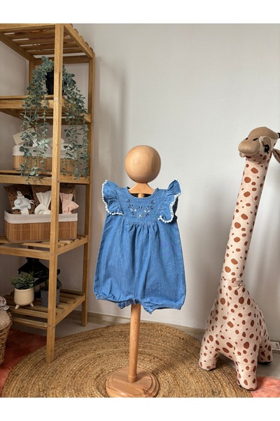 Necix's Bebe Kot işlemeli tulum