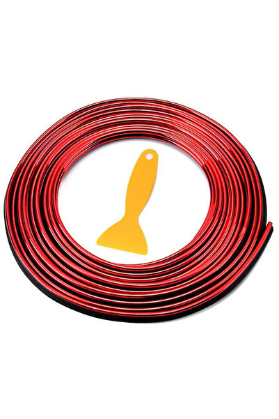 No branded Banda de Inserare cu Racleta Auto, Decorativa Interior, 5M, Rosu