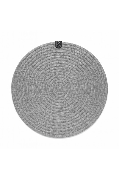 UPEKA Jute American Placemat 28 cm Gray Table Decorative Food Presentation Mat 4 Pcs