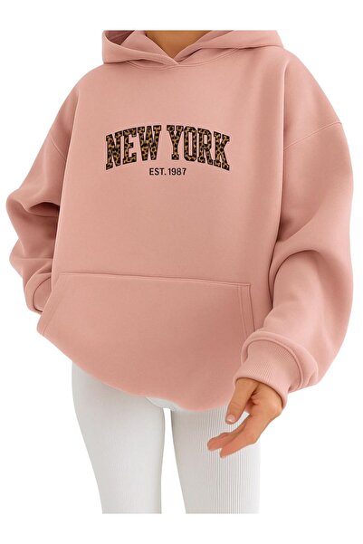 BENROMA Hanorac unisex cu glugă, cu 3 fire, din bumbac pieptănat, cu imprimeu...