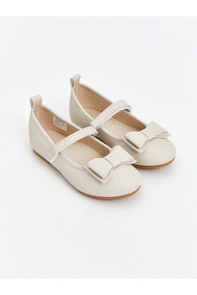 LC Waikiki Girl's Ballerina Flats with Bow Detail