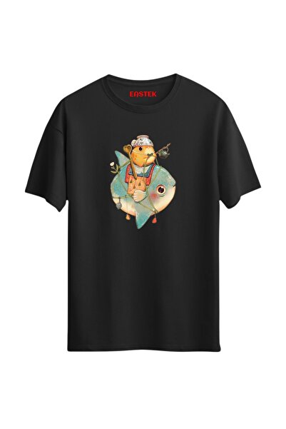 Açık Garaj Μπλουζάκι Fairy Tale Fish, Ανδρικό μπλουζάκι, Γυναικείο μπλουζάκι, Unisex μπλουζάκι