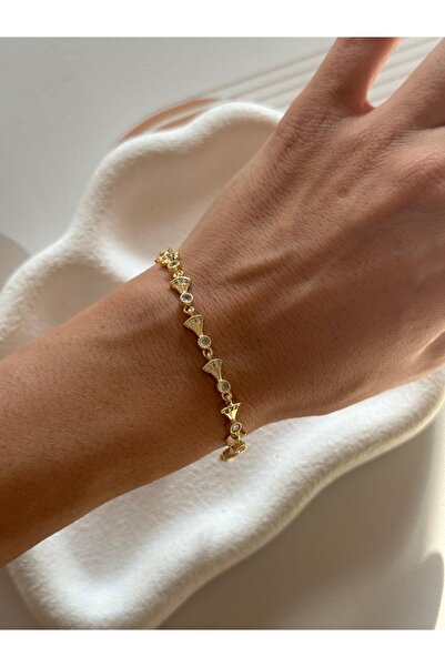 Twinssis Accessories سوار مروحة من الحجر الذهبي من سلسلة VIP الخاصة