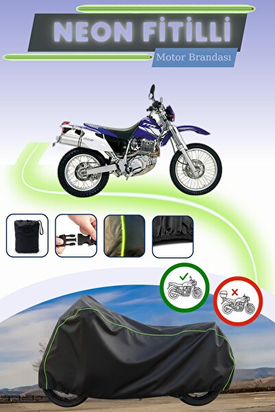 Cemku Cool قفل أسود قماش مجدّل حقيبة، لا يناسب محرك ياماها TT 600 E