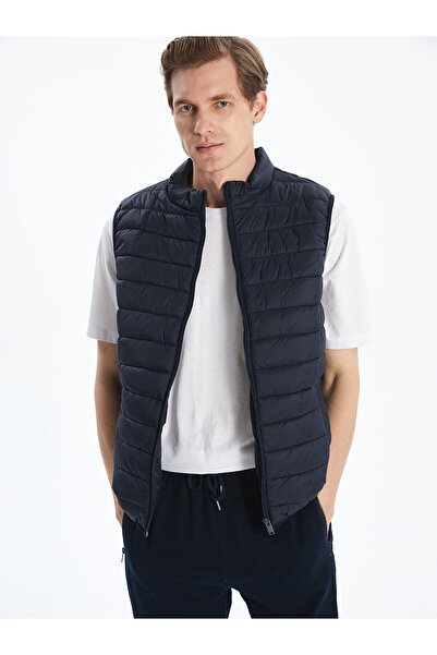 LC Waikiki Vestă puf pentru bărbați cu guler standard
