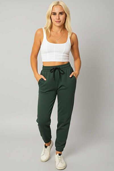 BEHLIVE Γυναικείο καλοκαιρινό παντελόνι Jogger με 2 κλωστές