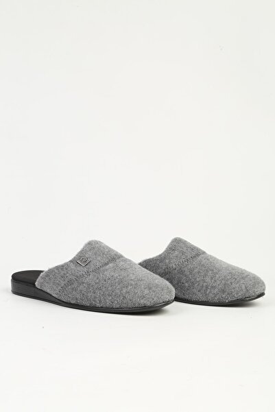 Pierre Cardin Ανδρικές παντόφλες γκρι τσόχας PC-55368