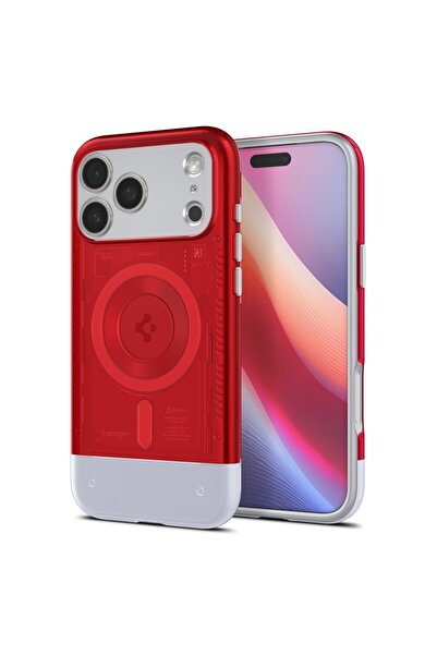 Spigen iPhone 17 Pro MagSafe Kılıf Classic C1 MagFit Ruby iMac Tasarım Kapak ...