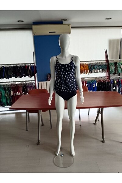 Anita siyah desenli tankini