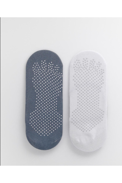 Katia&Bony Kadın 2'li Asta Yoga / Pilates Step Çorap Mavi / Açık Mavi