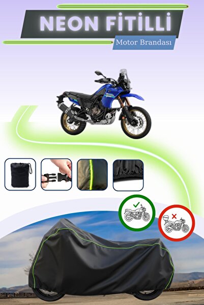 Cemku Cool غطاء محرك ياماها تينيري 700 إكستريم متوافق مع نيون فيتيل، أسود اللون