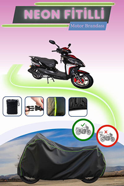 Cemku Cool حقيبة خلفية وقفل باللون الأسود النيون قماش مجدّل غير متوافقة مع مو...