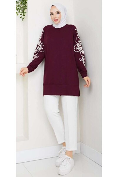 Nergis Neva Butik Tunic with sleeve detail and side slit