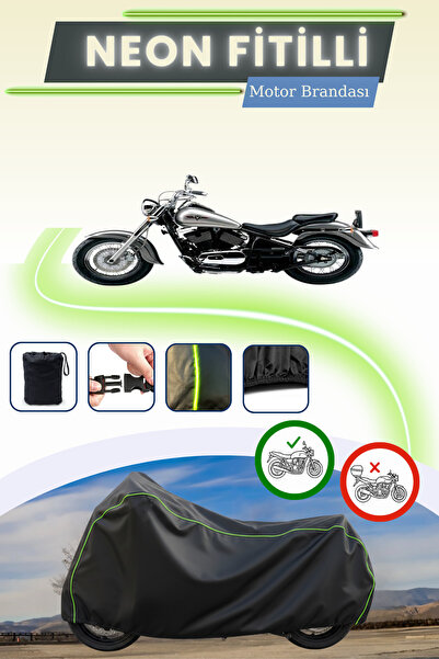 Cemku Cool قفل أسود قماش مجدّل حقيبة، لا يناسب دراجة كاواساكي VN 800 الكلاسيك...