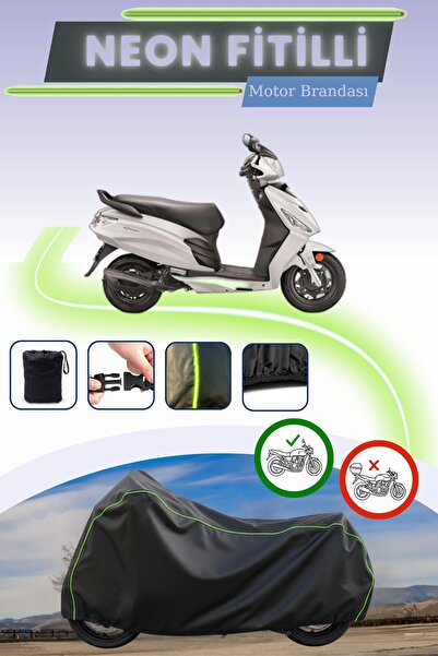 Cemku Cool غطاء محرك متوافق مع نيون فيتيل هيرو داش إل إكس 110 باللون الأسود