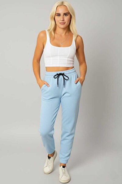 BEHLIVE Women's 2 Thread Jogger Sweatpants Summer